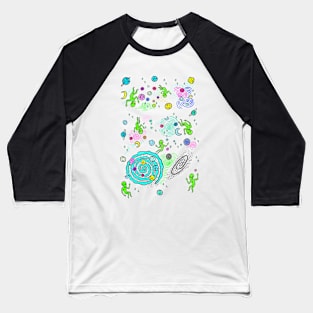 Space party Baseball T-Shirt